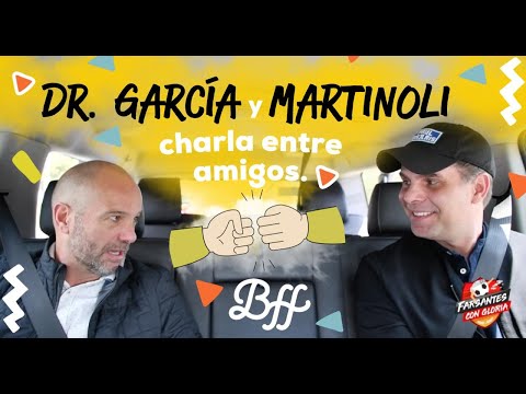 Dr. García y Martinoli charla entre amigos.