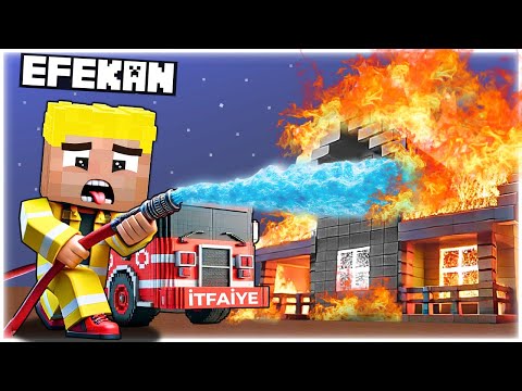 İTFAİYECİ AİLESİ EFEKAN'I EVLAT EDİNDİ! 😱 - Minecraft