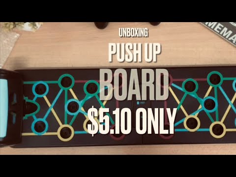 Unboxing The Cheapest Push Up Board with Handle Bars - Is it worth it?