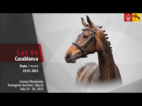 Cornet Obolensky Auction/Mares Lot 06 Casablanca Stute v. Comme il Faut NRW - A la Carte NRW