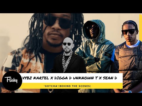 Dancehall Vybz Kartel x Digga D x Unknown T x Sean D - Gotcha (Behind-The-Scenes)