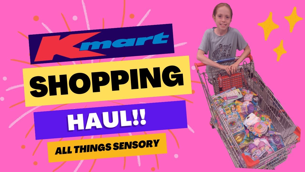 Kmart Shopping Haul -Sensory Galore!! #sensory #shoppinghaul #shortsvideo  #kmartaustralia #shorts