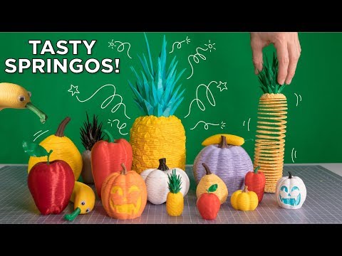 Tasty 3D Printed Springos // 2018 Springo Collection