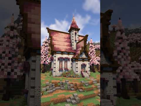 Minecraft Fantasy Cherry Blossom House