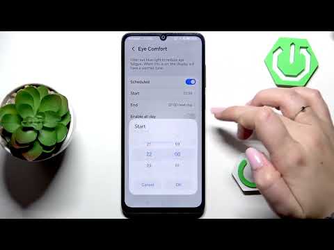 How do I activate Night Mode (Eye Comfort / Night Mode) on the HONOR X5c Plus?