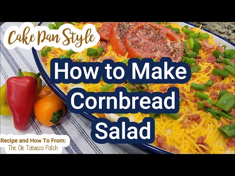 CORN BREAD SALAD | The BEST Cornbread Salad Recipe Tutorial!