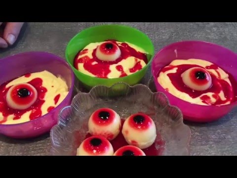 Halloween , Horror Augen zum essen und selber mach