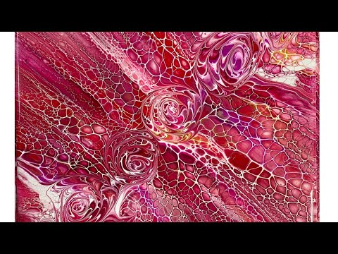 (1201) Swipe and Swirl Technique, 12 Colours, Acrylic Paint Pouring