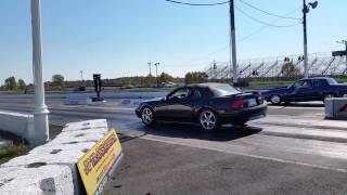 preview picture of video 'Stelios' turbo 2v mustang at Napierville'