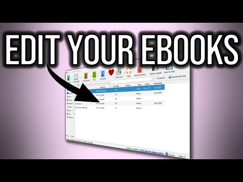 How to EDIT EBOOKS on your COMPUTER?