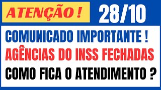 INSS - ATENÇÃO ! COMUNICADO IMPORTANTE !