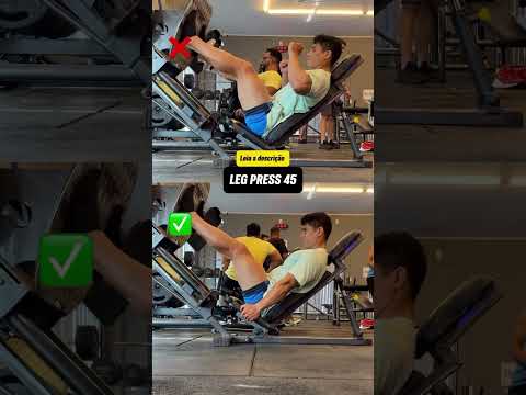 Leg press 45 -  como fazer corretamente ☝️#treino #treinodeperna #quadriceps #legpress #legworkout