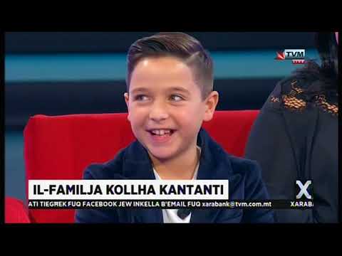 Gianluca & Family Cilia on Xarabank (Dawra Tond Pre-JESC 2017))