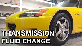 How To Change Transmission Fluid - Honda S2000