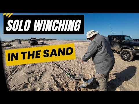 SOLO Winching at the Beach with ANCHOR