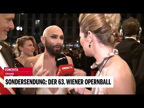Operball: Red Carpet, Conchita (Wien, 28.02.2019)