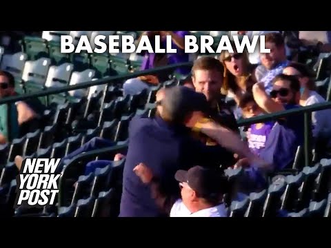 Padres fan knocks out Rockies fan with one punch in wild video | New York Post