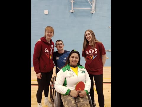 Zainab Barkat Para Table Tennis Rally |ITTF |UK PARA Camp 2022