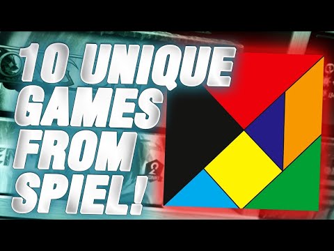 Top 10 UNIQUE games I brought from Essen!