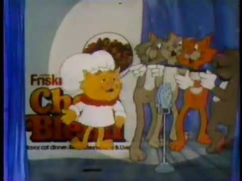 Friskie's Chefs Blend 1980 Cat Food Commercial
