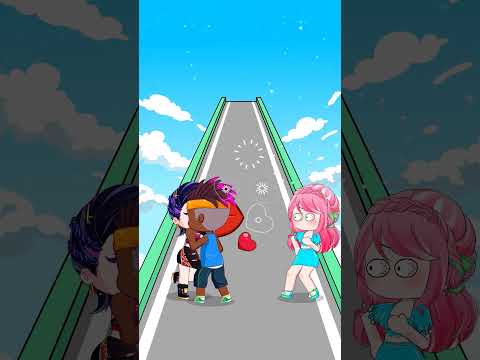 POV New Kiss Run Anna vs Lisa Funny Epic Race Challenge! #rainbowz #shorts #rainbowzmultiverse