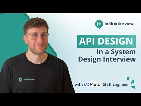 API Design in System Design Interviews w/ Meta Staff Engineer