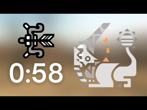 MHFU  |  White Monoblos 0:58 Bow Time Attack