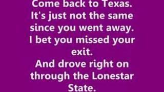 Bowling for Soup - Ohio (Come back to Texas) Lyrics