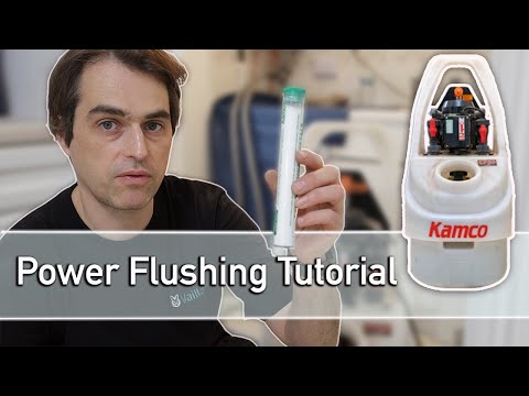 How to power flush central heating system