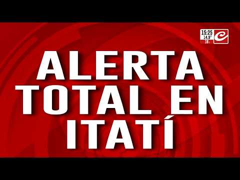 Alerta total en Itatí: el río Paraná superó los ocho metros