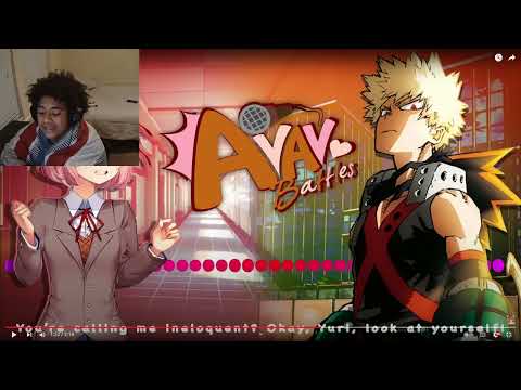 THESE HOTHEADS ARE SPITTING! | Katsuki Bakugou vs Natsuki - Rap Battle!