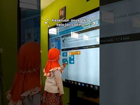 anak TK belajar coding #coding #anak #belajar