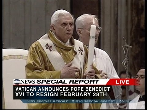 Папа Бенедикт XVI се оттегля от поста си