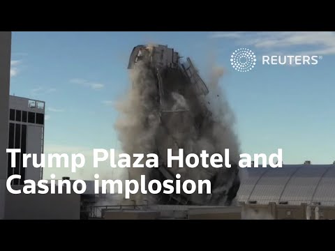 アトランティックシティのトランププラザホテル＆カジノの爆発を見る (Watch the Trump Plaza Hotel and Casino implosion in Atlantic City)