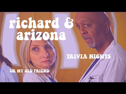 richard webber and arizona robbins having the most comedic friendship ever  | grey's anatomy