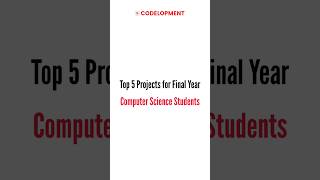 Top 5 Projects For Final Year Computer Science Students #cseprojects #viralshorts #computerscience