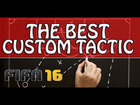 FIFA 17 (16)  - BEST CUSTOM TACTIC / TUTORIAL
