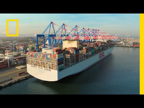 Gdański port jest jednym z najruchliwszych w Europie! | Europa z powietrza