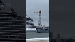 Nearly 20,000 people will avoid the cold weather in Galveston, Texas!.. #cruiseship #travel #shorts