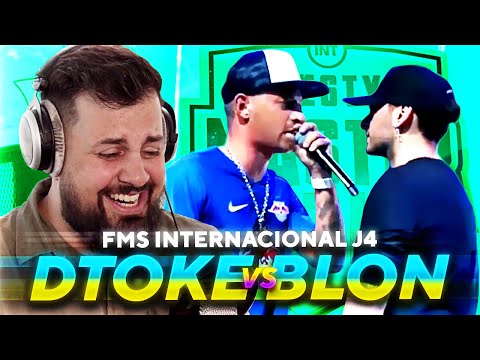 PAPO REACCIONA A DTOKE VS BLON  EN FMS INTERNACIONAL JORNADA 4