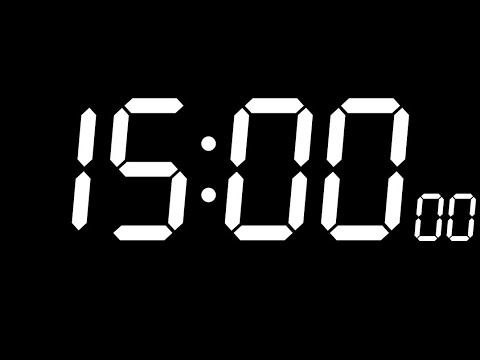 Timer for 15:00 minutes