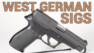 Classic West German Sig Sauer P-Series Pistols