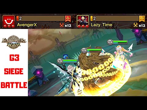 TRYHARD DAY ! - HIGH G3 SIEGE - GOAT v AvengerX v Lazy Time - Summoners War