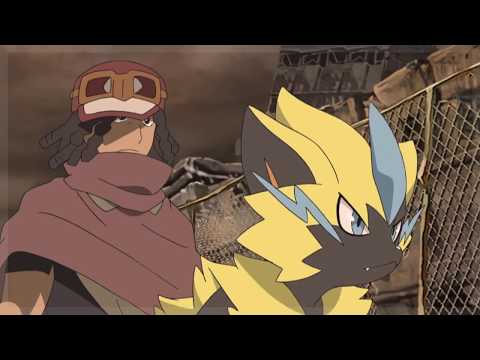 Ash Pikachu vs Dia's Zeraora! - Pokemon Sun and Moon Episode 100