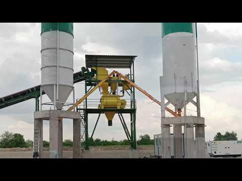 Planta de concreto de 60 m³/h con mezcladora de doble eje (TwinShaft)