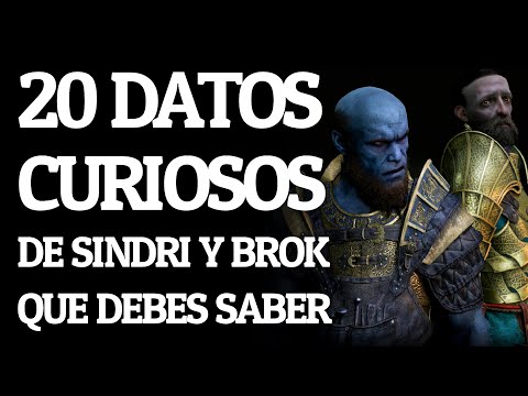 20 DATOS CURIOSOS sobre SINDRI Y BROK que DEBES SABER - GOD OF WAR 🔥