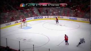 Marcus Johansson collision  with  Dennis Wideman