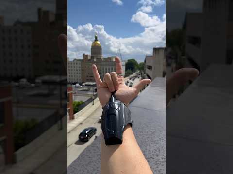 Peter and His Real Life Wenshooters 🕷❤️ #spiderman #marvel #miles #webshooter #spiderverse #shorts