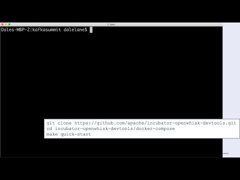 Installing OpenWhisk