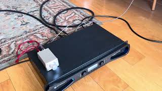 Video thumbnail for Crown XLS 2502 follow-up with volume control for Magnepan LRS Plus by drD E Audio